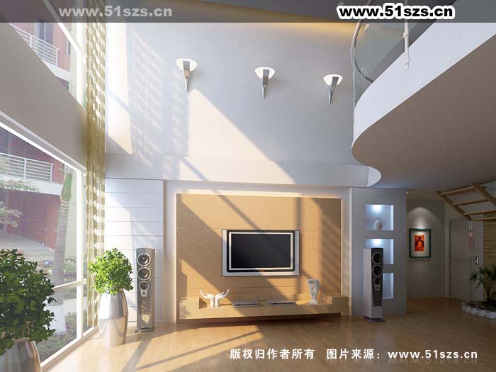 万辉国际楼中楼装修效果图