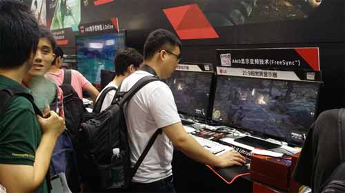 LG 21:9超宽屏显示器闪耀ChinaJoy2015