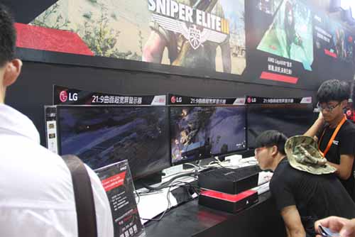 LG 21:9ʾҫChinaJoy2015