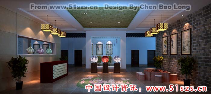 博物馆大厅效果图