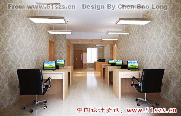 办公区效果图